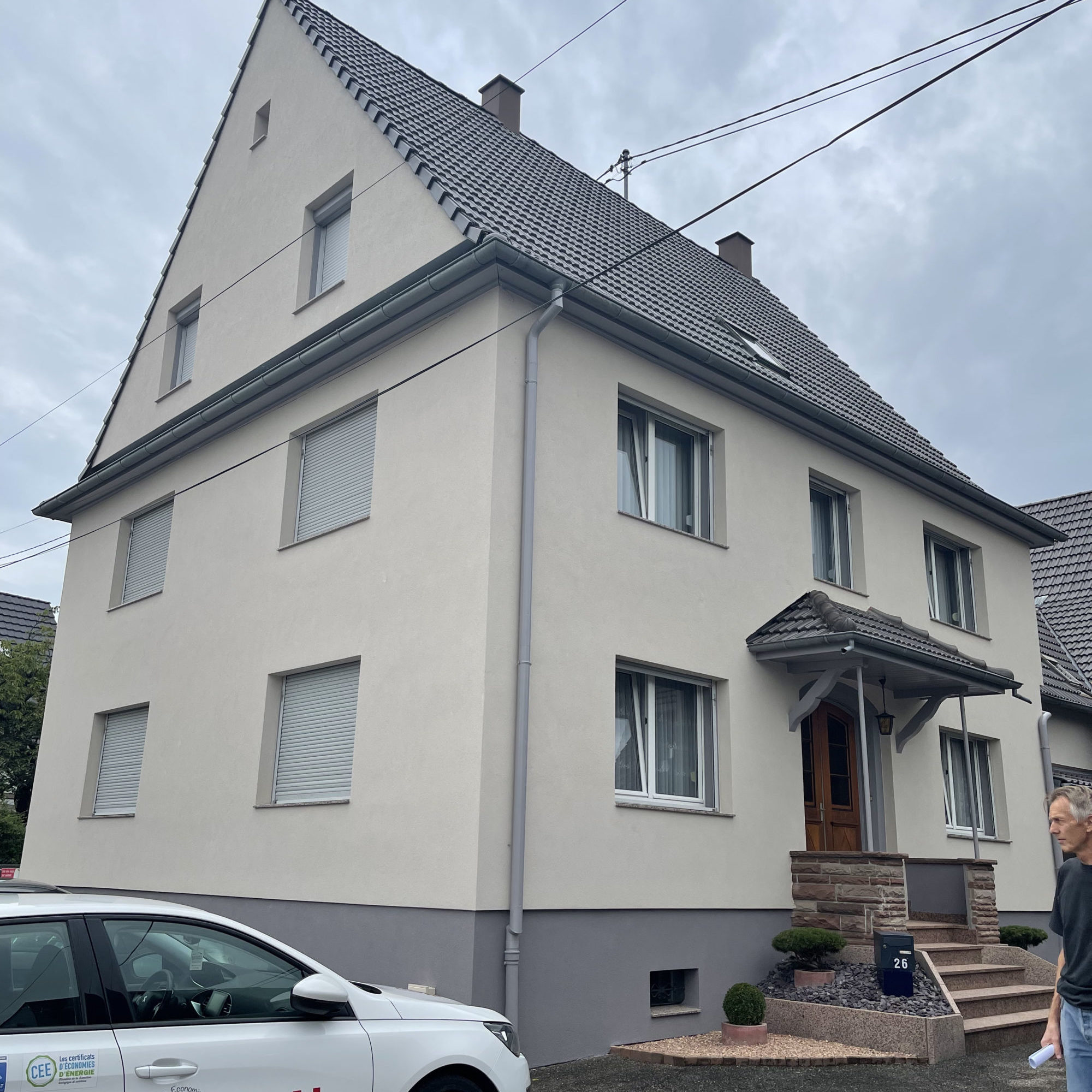 Isolation thermique extérieure 140mm &#8211; Herrlisheim Hœœnheim