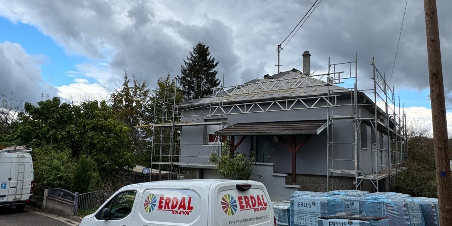 Isolation extérieure et toiture à Schweighouse Haguenau