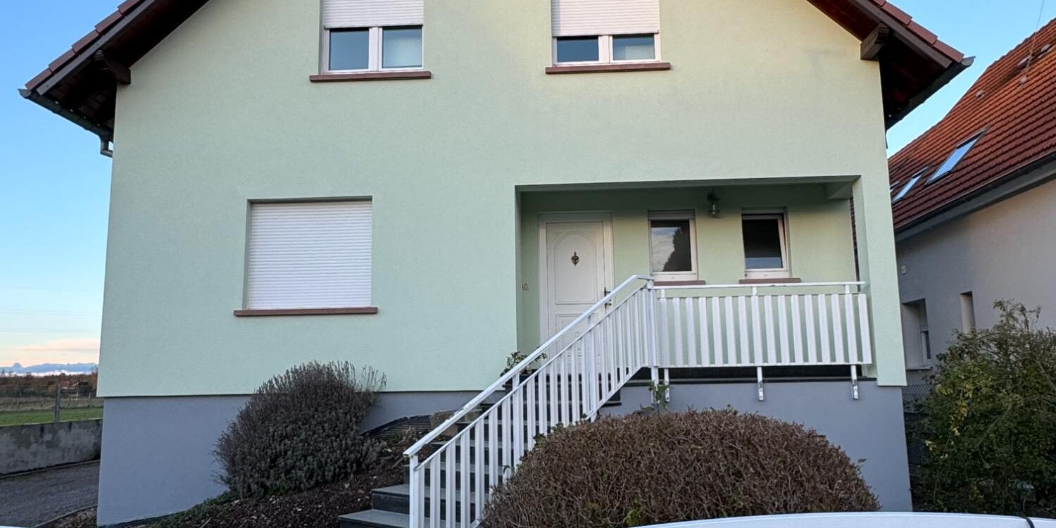 Ravalement de façade à Rountzenheim Erstein