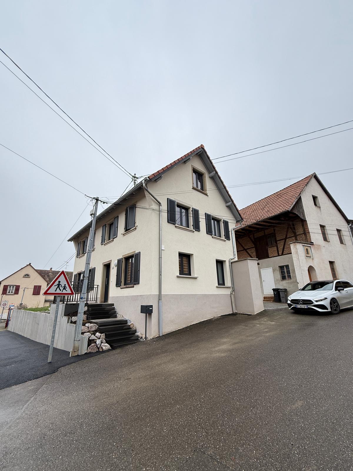 Ravalement de façades à Gingsheim Hœœnheim